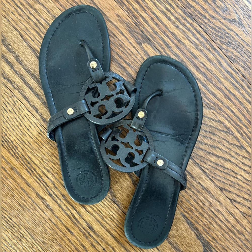 Black Tory Burch Miller sandal